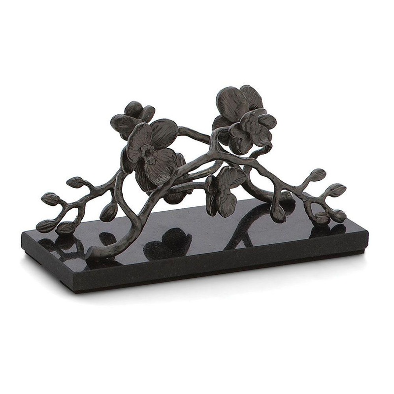 Black Orchid Vertical Napkin Holder