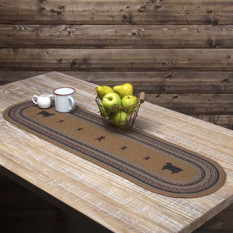 Heritage Farms Sheep Jute Runner 13×48
