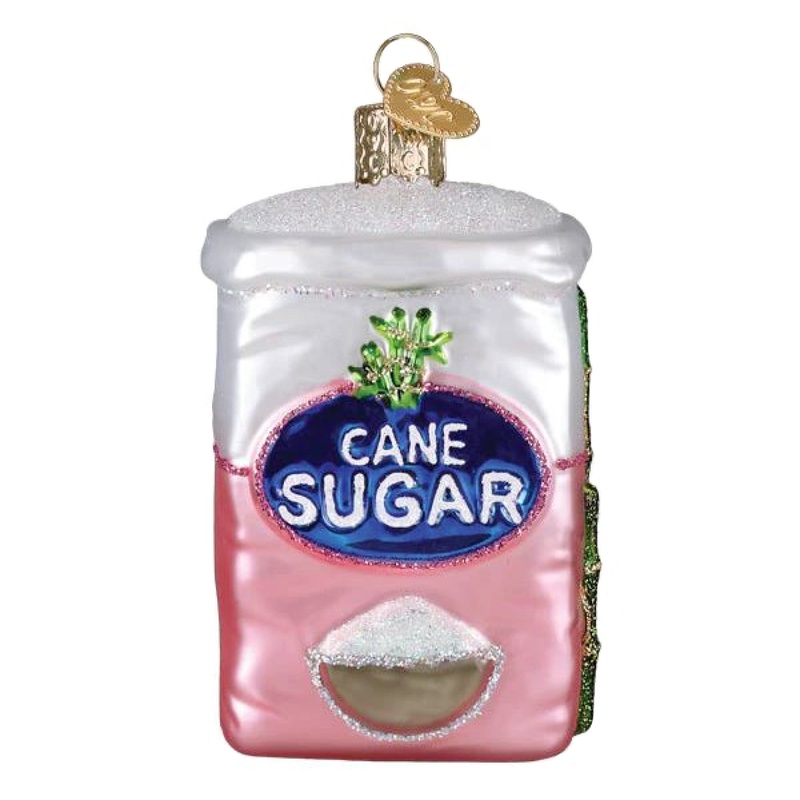 Old World Christmas Blown GlassOrnament for Christmas Tree,Bag of Cane Sugar