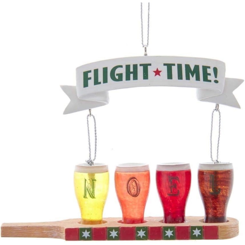 Kurt Adler “Flight Time” Beer Glass Christmas Tree Ornament