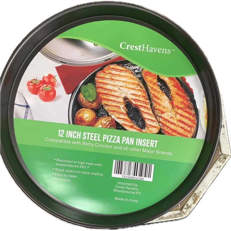 Crest Havens 12 inch Steel Pizza Pan Insert (For Betty Crocker)
