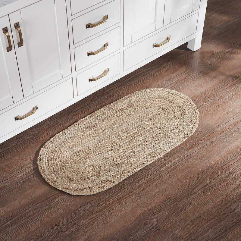 Natural Jute Rug Oval 17×36
