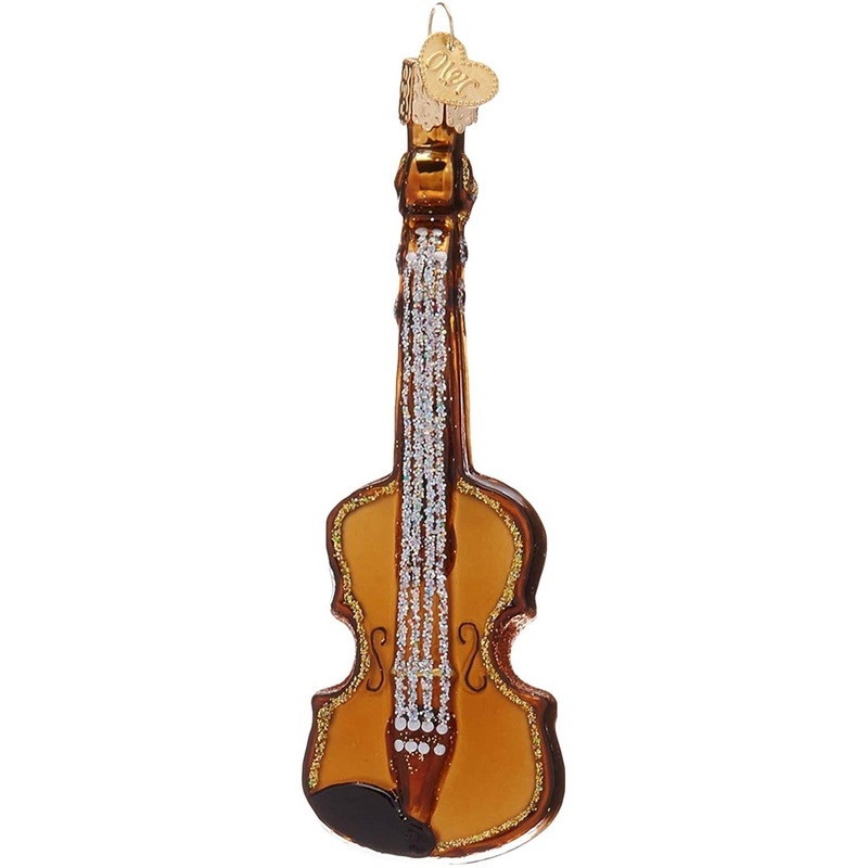 Old World Christmas Blown Glass Christmas Ornament, Violin