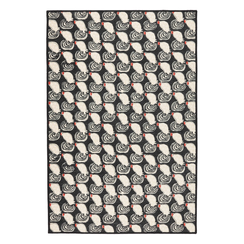 Cockadoodledoo Machine Washable Rug | Multi