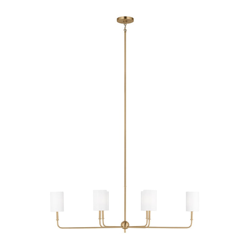 Visual Comfort 3609306 Foxdale 6-lt 44″ Linear Chandelier