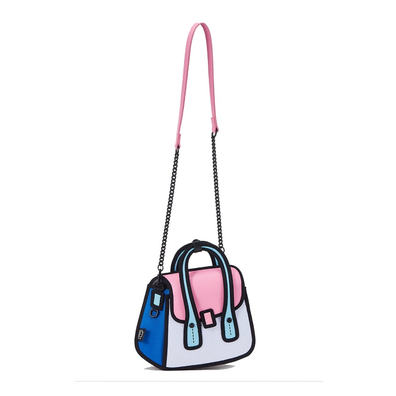 2D Shoulder Bag OWL Neon Pink