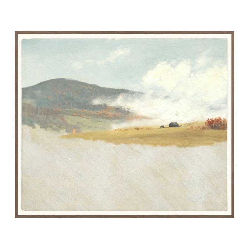 “House On Hill” Framed Art Print