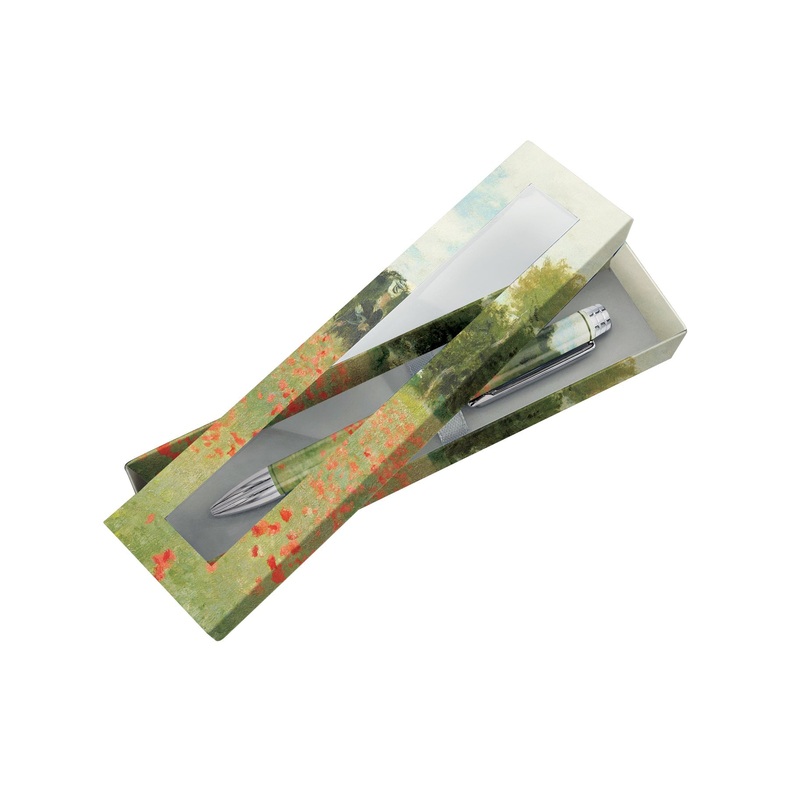 Writing Pen – Monet Poppy Field – Gift Boxed