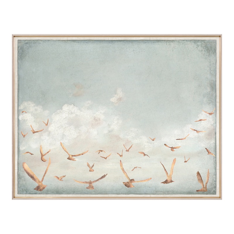 “Flight at Golden Hour” Framed Art Print