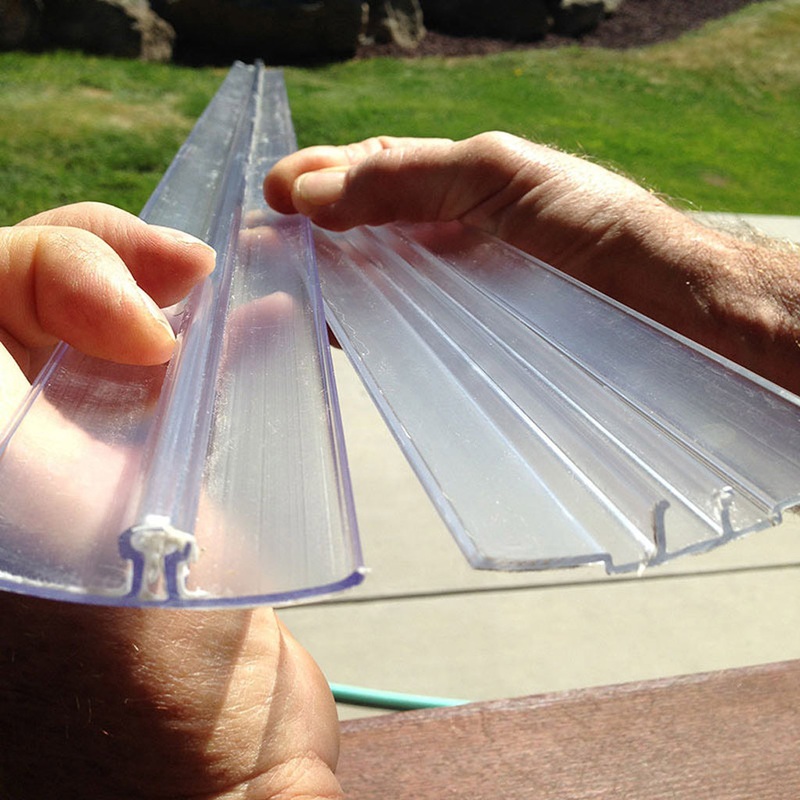 2 Piece 6 ft. Plastic H Profile