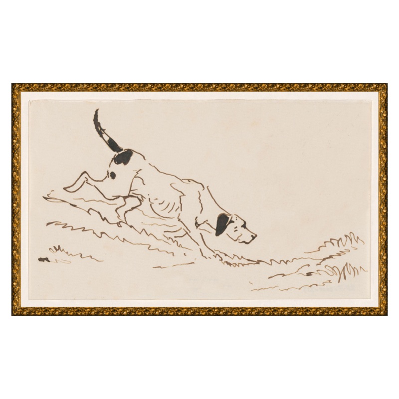 “The Hound” Framed Art Print
