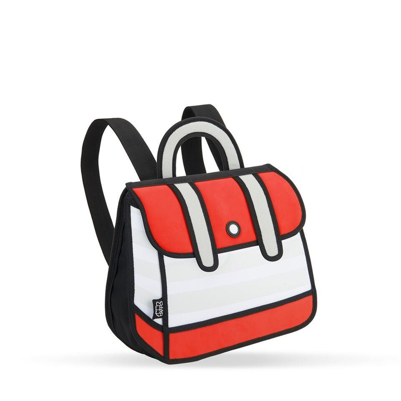 2D Backpack STRIPE Red