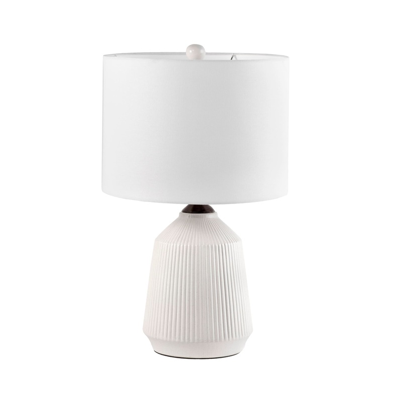 24-inch Bridget Ceramic Table Lamp | Cream