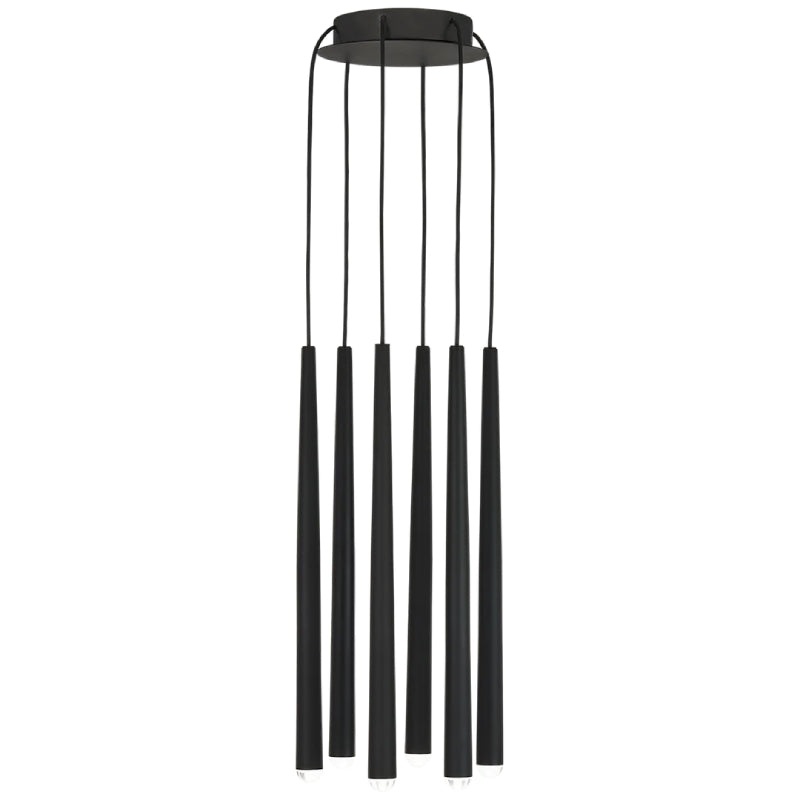 Visual Comfort 700TRSPPYL6 Pylon 6-lt 9″ LED Chandelier