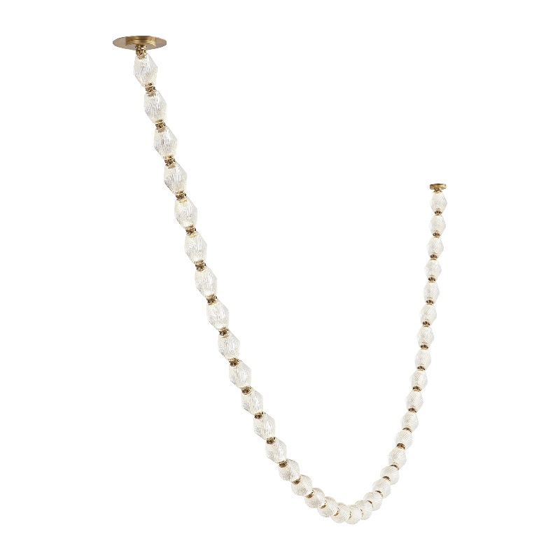 Visual Comfort 700CLR108 Collier 108 LED Chandelier with Surface Mount Driver, 2700K