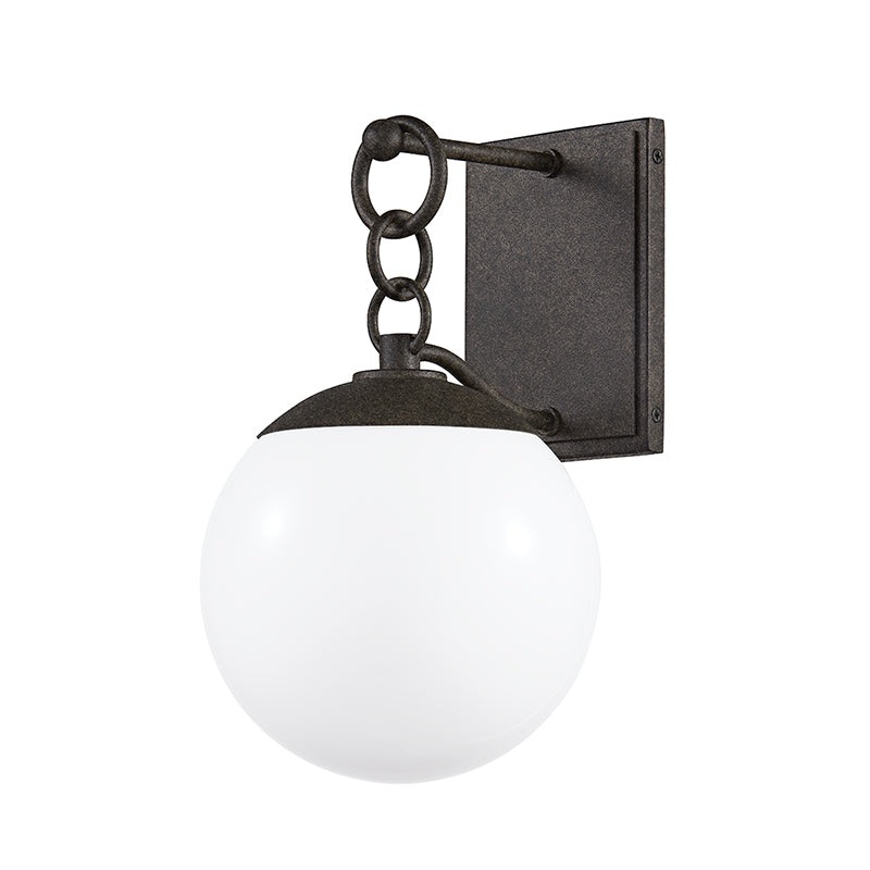 Troy B1508 Stormy 1-lt 13″ Tall Outdoor Wall Sconce