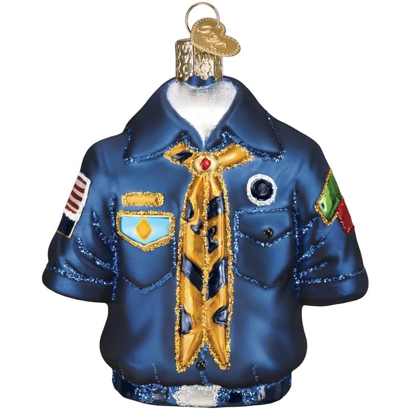 Old World Christmas Scout Uniform Tree Ornament