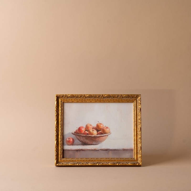 “Pomme” Framed Vintage Inspired Art Print