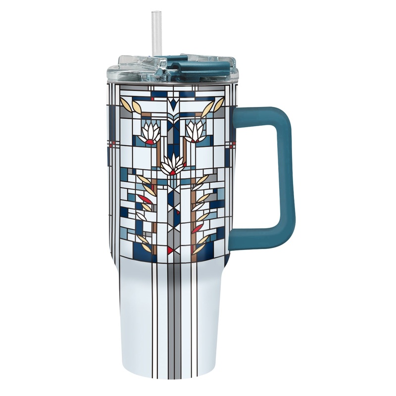 30 oz Tumbler – Frank Lloyd Wright “Waterlilies”