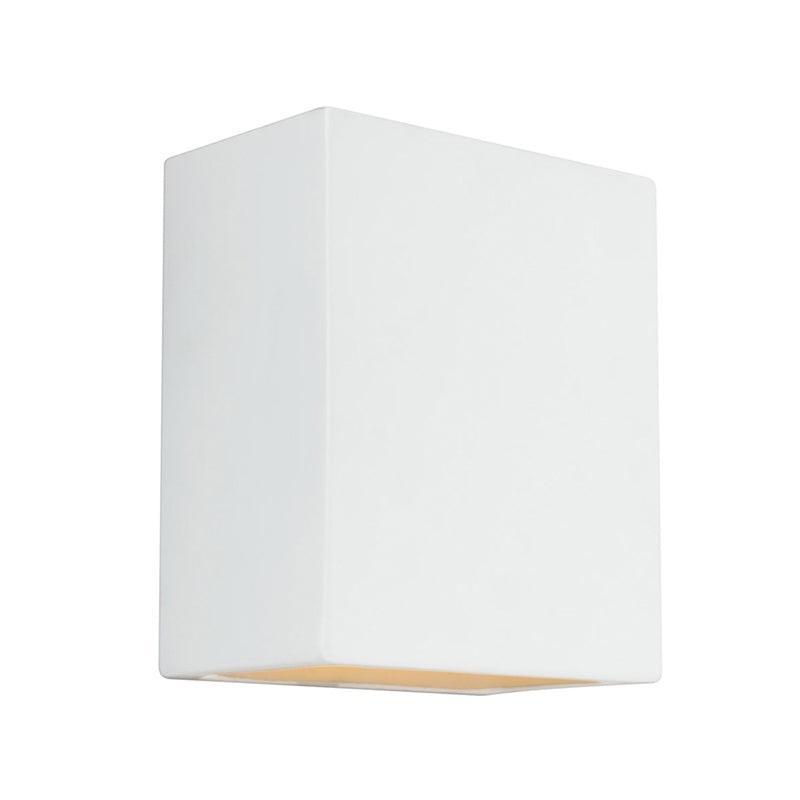 Generation 8304801EN3 Paintable Ceramic Sconces 1-lt 8″ LED Outdoor Wall Lantern