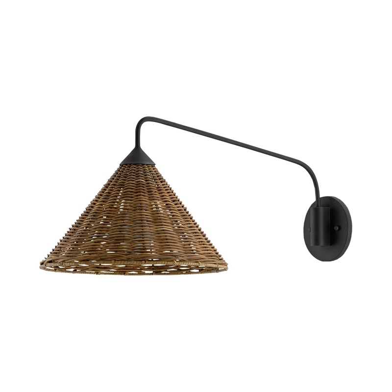 Basket Swing Arm Wall Light