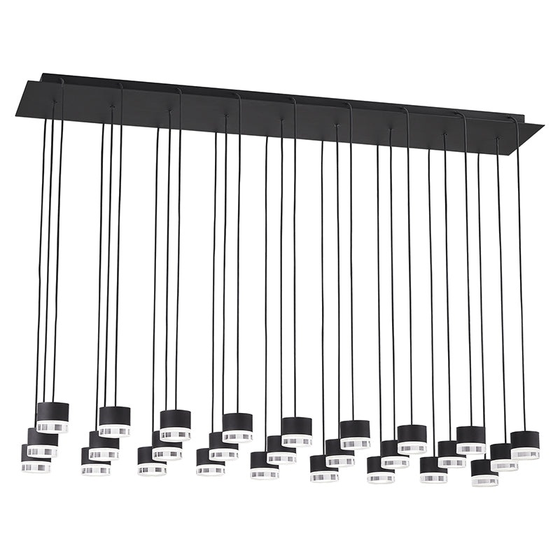 Visual Comfort 700TRSPGBL27 Gable 27-lt 45″ LED Chandelier