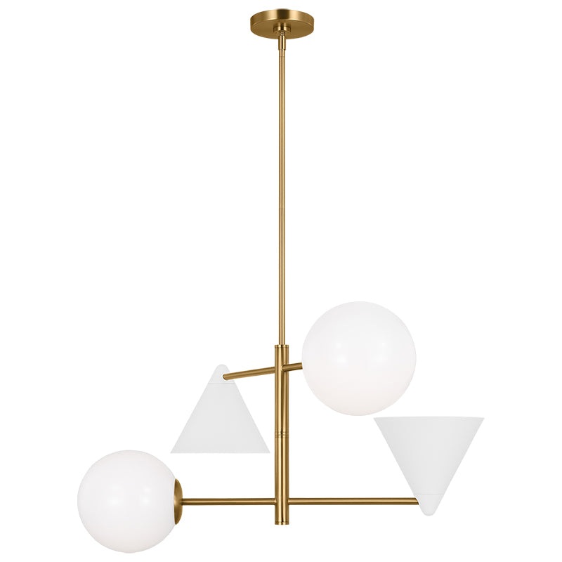 Visual Comfort AEC1114 Cosmo 4-lt 28″ Chandelier