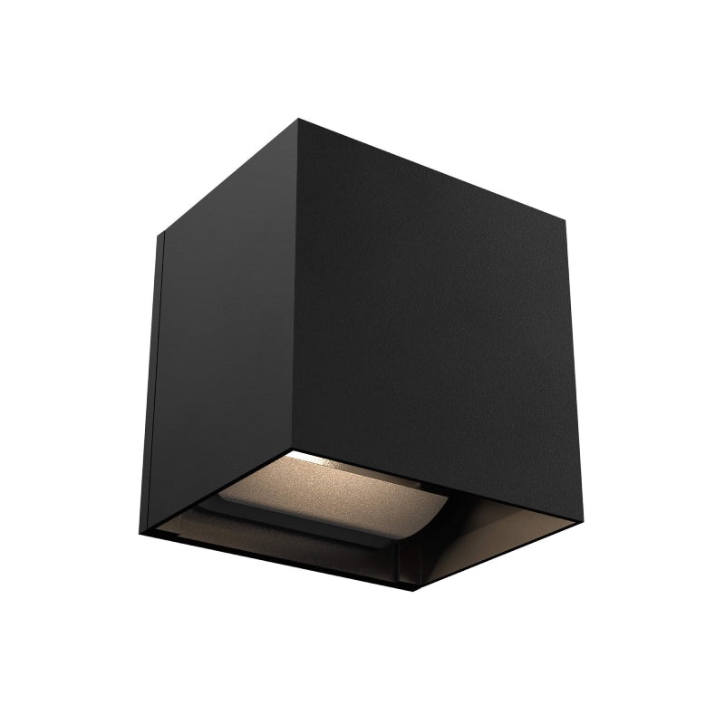 Dals LEDWALL-G-CC Geneva 4.5″ Square Outdoor LED Directional Wall Sconce, 5CCT Selectable
