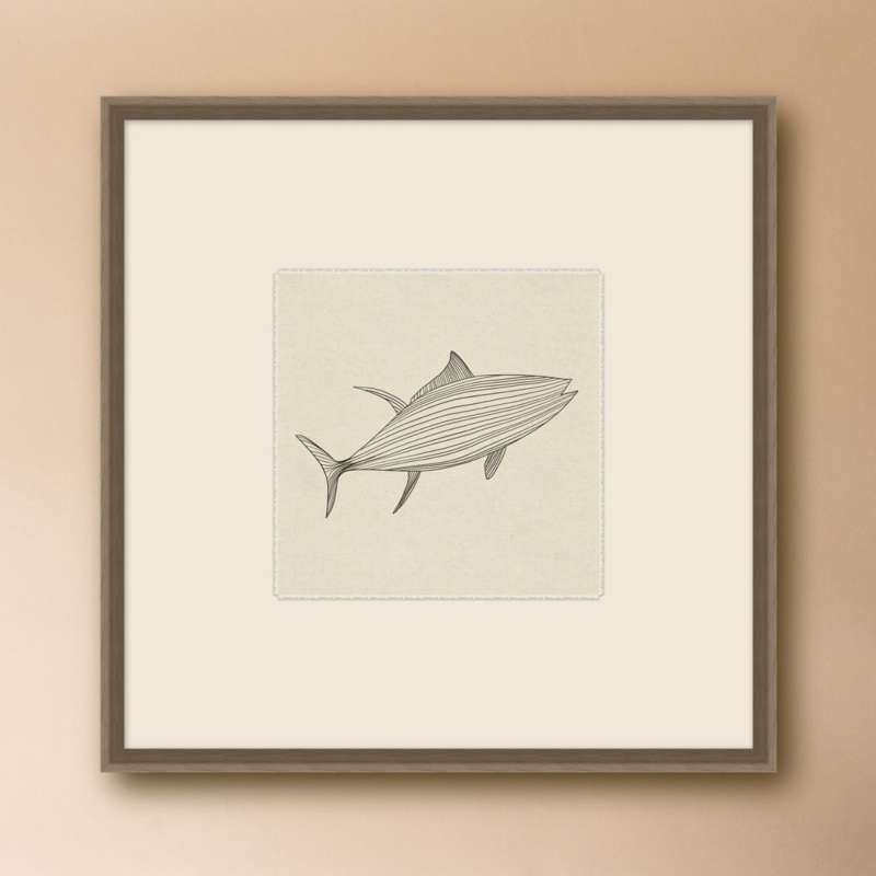 “Fishing Line VI” Framed Art Print
