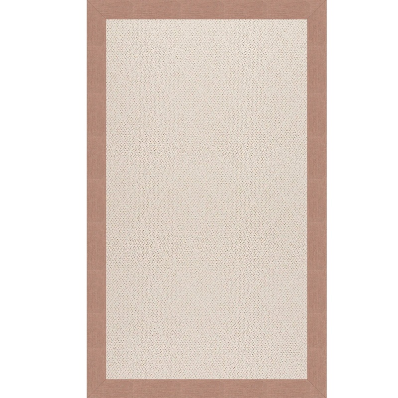 Zoe-White Wicker Dusty Rose