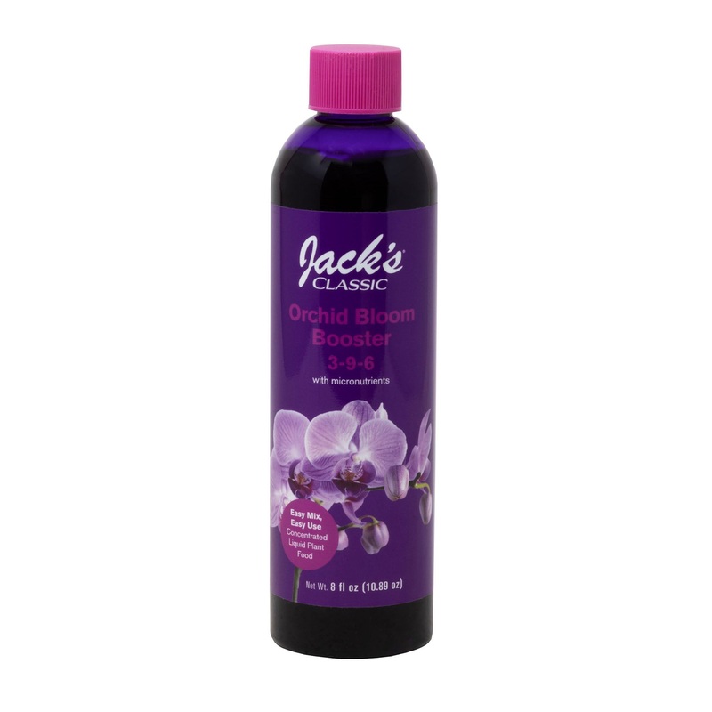 Jack’s Classic 3-9-6 Orchid Bloom Booster Liquid Plant Food with Micronutrients, 8 fl. oz.