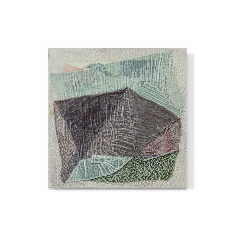 “Folded Lavender and Sage Skies”