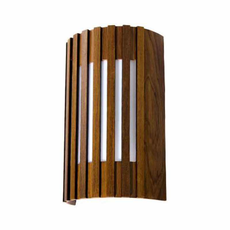 Slatted Curved Wall Light