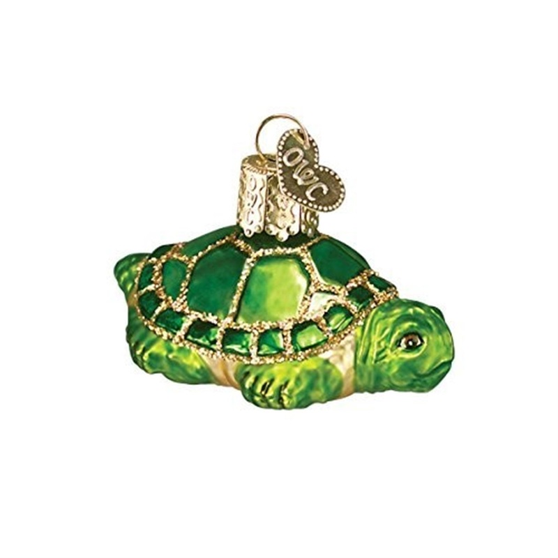 Old World Christmas Ornaments Small Turtle Glass Blown Ornament