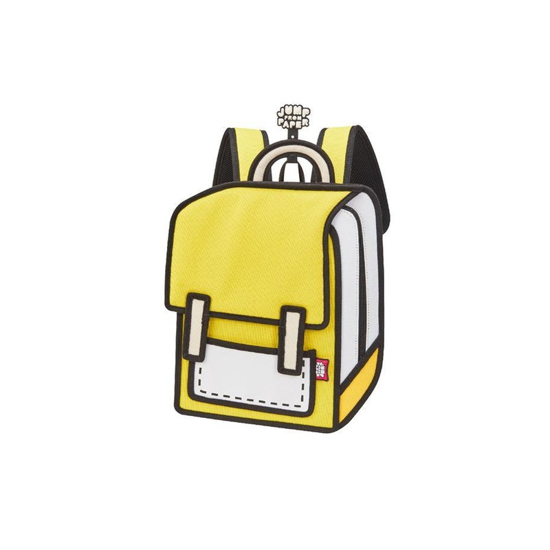 2D Backpack SPACEMAN JUNIOR COLOR ME IN Minion Yellow