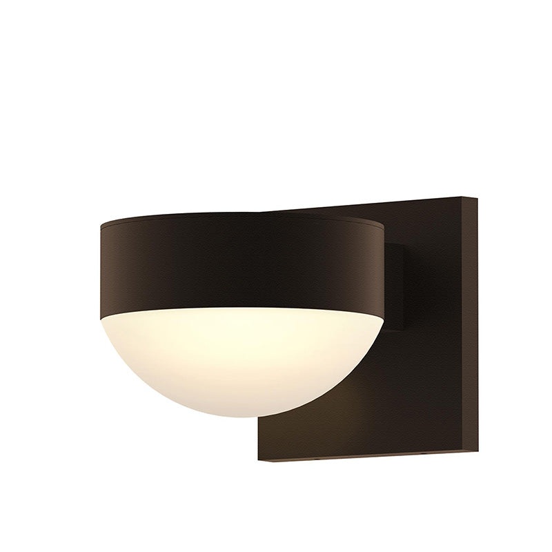 Sonneman 7300 Reals 1-lt 5″ Indoor/Outdoor Downlight LED Wall Sconce – Plate Cap / Dome Lens