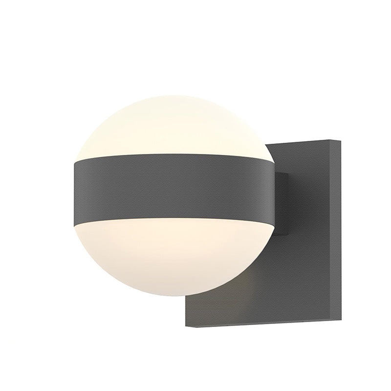 Sonneman 7302 Reals 2-lt 5″ Indoor/Outdoor Up/Down LED Wall Sconce – Dome Lens