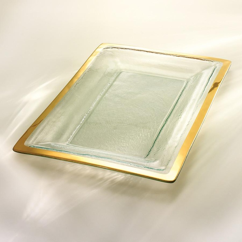 Annieglass Roman Antique Tray