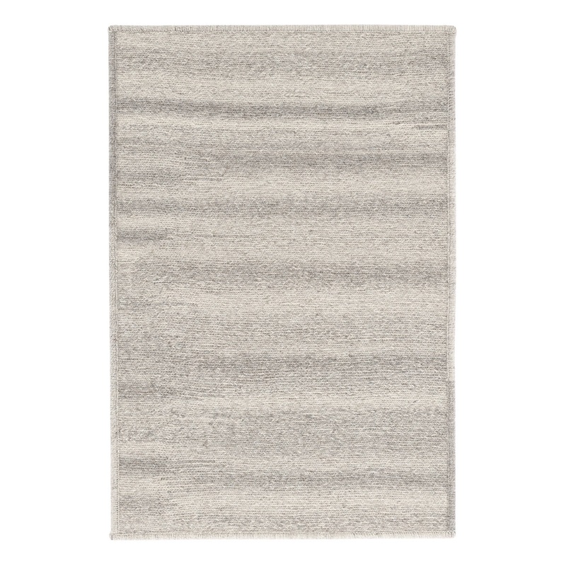 Barlow Woven Wool Custom Rug | Grey